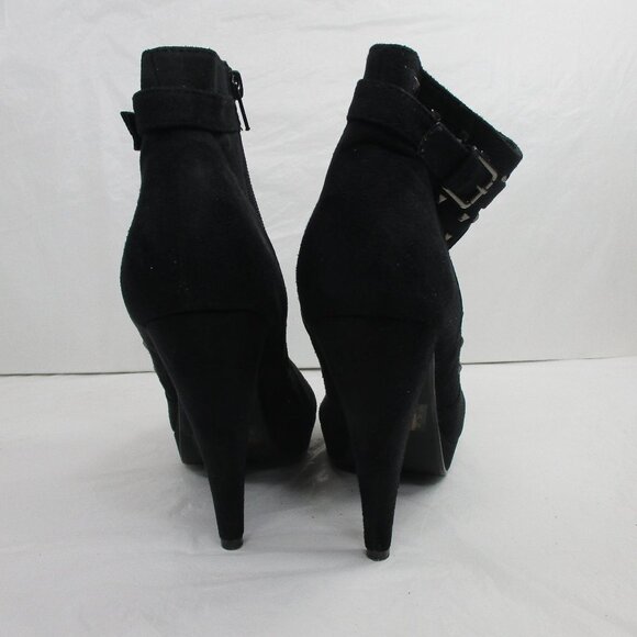 RUE 21 Black Ankle Boots Size L(9-10) - Picture 6 of 7